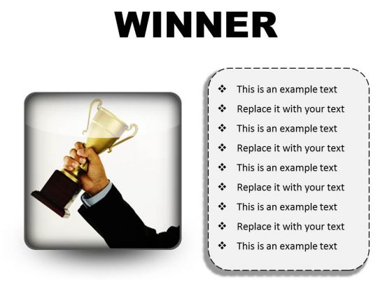 Winner Success PowerPoint Presentation Slides S Winner Success PowerPoint Presentation Slides S