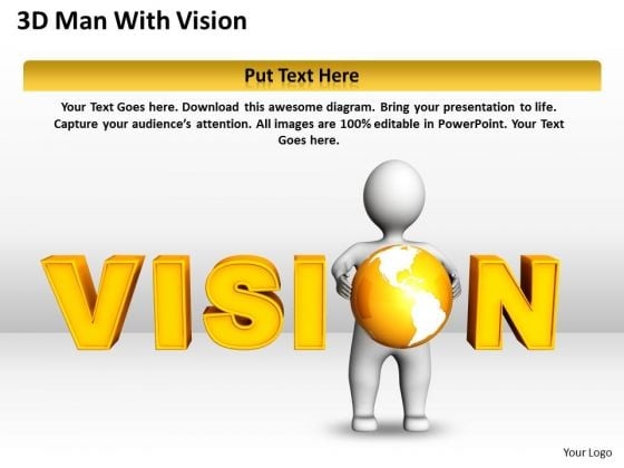 Work Flow Business Process Diagram 3d Man With Vision PowerPoint Templates Work Flow Business Process Diagram 3d Man With Vision PowerPoint Templates