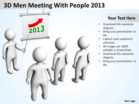Work Flow Business Process Diagram 3d Men Meeting With People 2013 PowerPoint Slides Work Flow Business Process Diagram 3d Men Meeting With People 2013 PowerPoint Slides