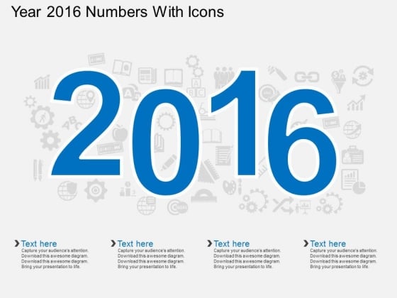 Year 2016 Numbers With Icons Powerpoint Template Year 2016 Numbers With Icons Powerpoint Template