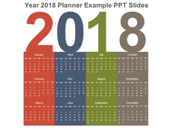 Year 2018 Planner Example Ppt Slides Year 2018 Planner Example Ppt Slides