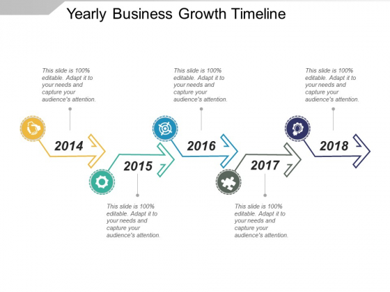 Yearly Business Growth Timeline Ppt PowerPoint Presentation File Graphics Example