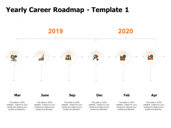 Yearly Career Roadmap 2019 To 2020 Ppt PowerPoint Presentation Professional Mockup Yearly Career Roadmap 2019 To 2020 Ppt PowerPoint Presentation Professional Mockup