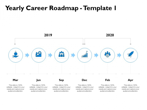 Yearly Career Roadmap 2019 To 2020 Ppt PowerPoint Presentation Summary Professional Yearly Career Roadmap 2019 To 2020 Ppt PowerPoint Presentation Summary Professional