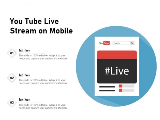 You Tube Live Stream On Mobile Ppt PowerPoint Presentation Summary Background Image PDF You Tube Live Stream On Mobile Ppt PowerPoint Presentation Summary Background Image PDF