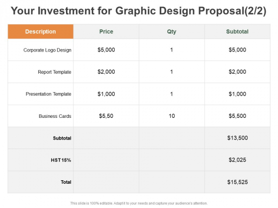 Your Investment For Graphic Design Proposal Business Ppt PowerPoint Presentation Portfolio Graphics Your Investment For Graphic Design Proposal Business Ppt PowerPoint Presentation Portfolio Graphics