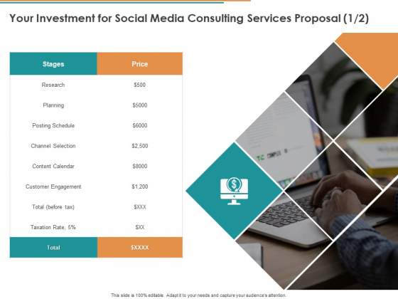 Your Investment For Social Media Consulting Services Proposal Ppt File Model PDF Your Investment For Social Media Consulting Services Proposal Ppt File Model PDF
