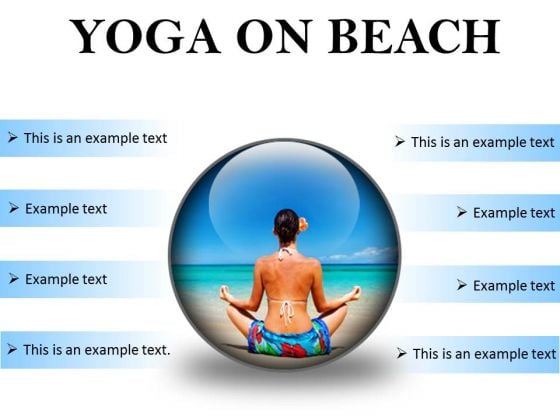 Yoga On Beach Health PowerPoint Presentation Slides C Yoga On Beach Health PowerPoint Presentation Slides C
