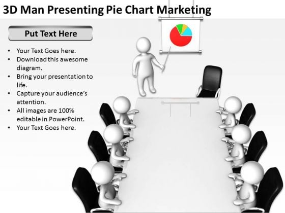 Young Business People Pie Chart Marketing PowerPoint Templates Ppt Backgrounds For Slides Young Business People Pie Chart Marketing PowerPoint Templates Ppt Backgrounds For Slides