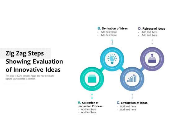 Zig Zag Steps Showing Evaluation Of Innovative Ideas Ppt PowerPoint Presentation Slides Example File PDF Zig Zag Steps Showing Evaluation Of Innovative Ideas Ppt PowerPoint Presentation Slides Example File PDF
