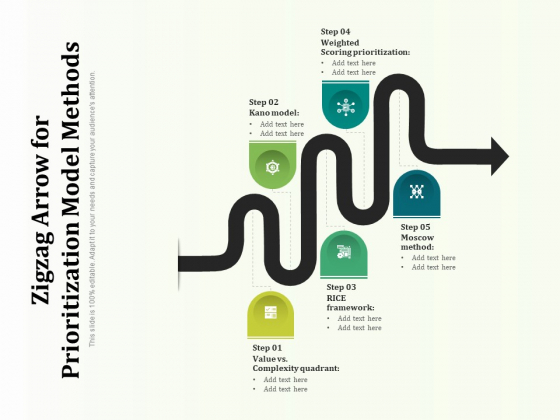 Zigzag Arrow For Prioritization Model Methods Ppt PowerPoint Presentation File Show PDF Zigzag Arrow For Prioritization Model Methods Ppt PowerPoint Presentation File Show PDF
