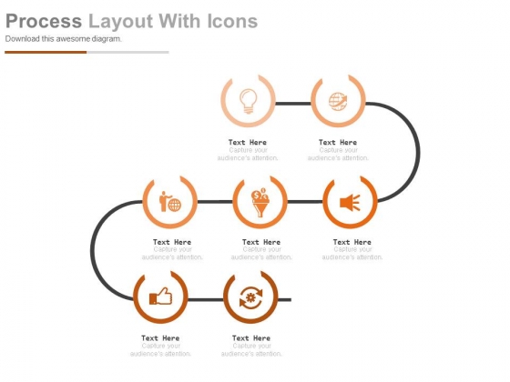 Zigzag Process Layout With Icons Powerpoint Slides Zigzag Process Layout With Icons Powerpoint Slides