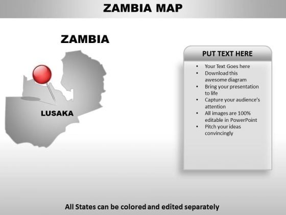 Zambia Country PowerPoint Maps Zambia Country PowerPoint Maps
