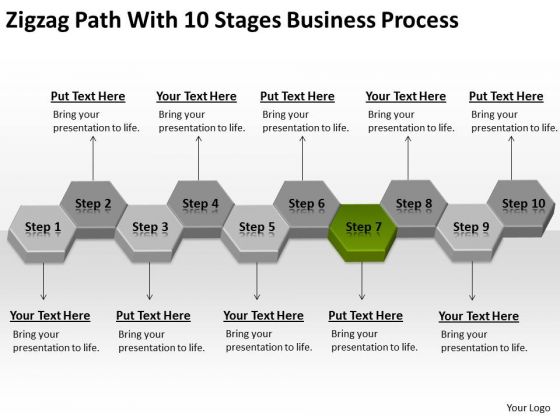 Zigzag Path With 10 Stages Business Process Ppt Plan PowerPoint Slides Zigzag Path With 10 Stages Business Process Ppt Plan PowerPoint Slides
