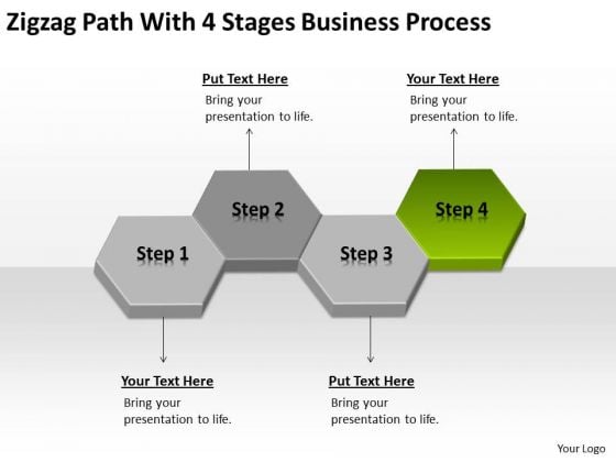 Zigzag Path With 4 Stages Business Process Ppt Plan Template PowerPoint Slides Zigzag Path With 4 Stages Business Process Ppt Plan Template PowerPoint Slides