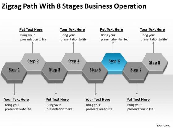 Zigzag Path With 8 Stages Business Operation Ppt Plan PowerPoint Slides Zigzag Path With 8 Stages Business Operation Ppt Plan PowerPoint Slides