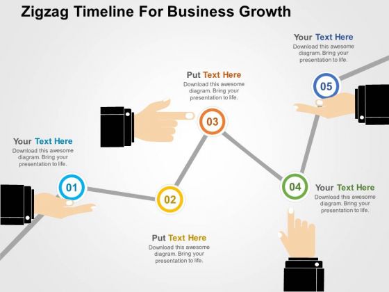 Zigzag Timeline For Business Growth PowerPoint Template Zigzag Timeline For Business Growth PowerPoint Template