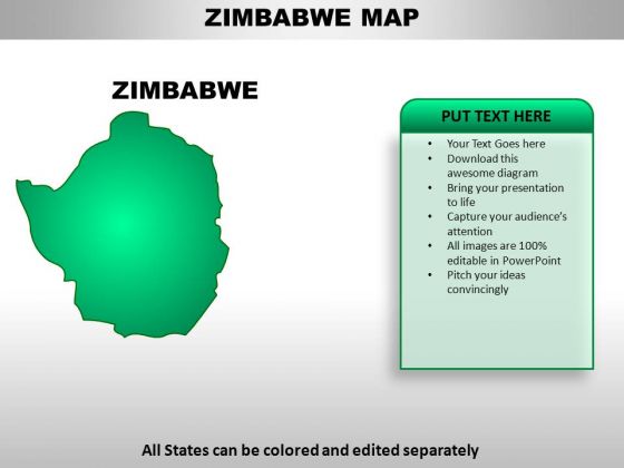 Zimbabwe PowerPoint Maps Zimbabwe PowerPoint Maps