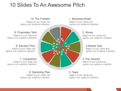 10 slides to an awesome pitch ppt powerpoint presentation inspiration layout ideas