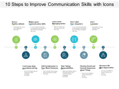 10 Steps To Improve Communication Skills With Icons Ppt PowerPoint Presentation Professional Gridlines 10 Steps To Improve Communication Skills With Icons Ppt PowerPoint Presentation Professional Gridlines
