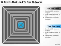 12 Events That Lead To One Outcome Ppt Need Business Plan PowerPoint Templates 12 Events That Lead To One Outcome Ppt Need Business Plan PowerPoint Templates