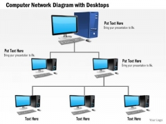1 Computer Network Diagram With Desktops Connected Using Ethernet Ppt Slides 1 Computer Network Diagram With Desktops Connected Using Ethernet Ppt Slides