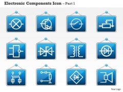 1 Electronic Components Icon Part 1 Ppt Slides 1 Electronic Components Icon Part 1 Ppt Slides