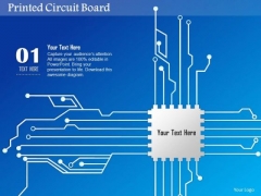 1 Printed Circuit Board Pcb With Cpu Chip Icon For Chip Design Eda Ppt Slides 1 Printed Circuit Board Pcb With Cpu Chip Icon For Chip Design Eda Ppt Slides