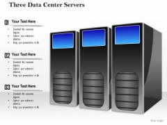 1 Three Datacenter Servers With Compute Blades In A Rack Side By Side Ppt Slides 1 Three Datacenter Servers With Compute Blades In A Rack Side By Side Ppt Slides