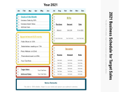 2021 Business Schedule For Target Sales Ppt PowerPoint Presentation Outline Microsoft PDF 2021 Business Schedule For Target Sales Ppt PowerPoint Presentation Outline Microsoft PDF