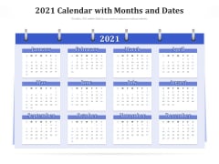 2021 Calendar With Months And Dates Ppt PowerPoint Presentation Inspiration Infographics PDF 2021 Calendar With Months And Dates Ppt PowerPoint Presentation Inspiration Infographics PDF