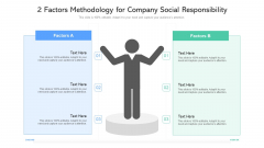 2 Factors Methodology For Company Social Responsibility Ppt PowerPoint Presentation File Example PDF 2 Factors Methodology For Company Social Responsibility Ppt PowerPoint Presentation File Example PDF