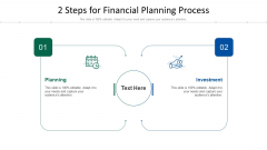 2 Steps For Financial Planning Process Ppt PowerPoint Presentation File Format Ideas PDF 2 Steps For Financial Planning Process Ppt PowerPoint Presentation File Format Ideas PDF