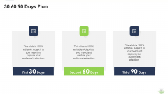 30 60 90 Days Plan Goods Slide Pitch Deck Summary PDF 30 60 90 Days Plan Goods Slide Pitch Deck Summary PDF