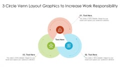 3 Circle Venn Layout Graphics To Increase Work Responsibility Ppt PowerPoint Presentation Styles Show PDF