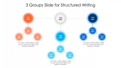 3 Groups Slide For Structured Writing Ppt PowerPoint Presentation Gallery Outfit PDF