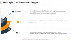 3 Major Agile Transformation Archetypes Background PDF