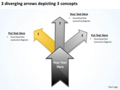3 Diverging Arrows Depicting Concepts Business Circular Network PowerPoint Slides 3 Diverging Arrows Depicting Concepts Business Circular Network PowerPoint Slides