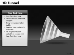 3 Layers Funnel Graphic PowerPoint Images