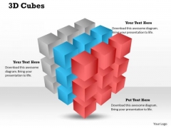 3d Cubes PowerPoint Presentation Template 3d Cubes PowerPoint Presentation Template