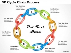 3d Cycle Chain Process PowerPoint Presentation Template 3d Cycle Chain Process PowerPoint Presentation Template