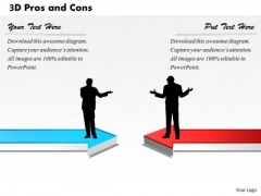 3d Pros And Cons PowerPoint Presentation Template 3d Pros And Cons PowerPoint Presentation Template