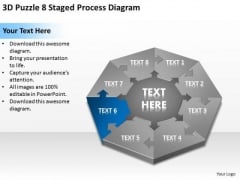 3d Puzzle 8 Staged Process Diagram Ppt Business Plan Company Description PowerPoint Slides 3d Puzzle 8 Staged Process Diagram Ppt Business Plan Company Description PowerPoint Slides