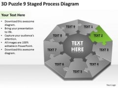 3d Puzzle 9 Staged Process Diagram Business Plan PowerPoint Templates 3d Puzzle 9 Staged Process Diagram Business Plan PowerPoint Templates
