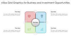 4 Box Grid Graphics For Business And Investment Opportunities Ppt Infographic Template Slides PDF