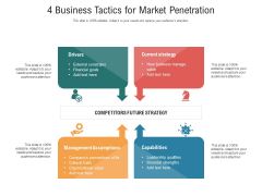 4 Business Tactics For Market Penetration Ppt PowerPoint Presentation Styles Design Templates PDF 4 Business Tactics For Market Penetration Ppt PowerPoint Presentation Styles Design Templates PDF