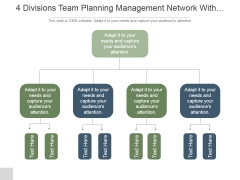 4 Divisions Team Planning Management Network With Functions Ppt PowerPoint Presentation Picture 4 Divisions Team Planning Management Network With Functions Ppt PowerPoint Presentation Picture