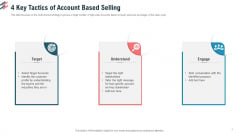 4 Key Tactics Of Account Based Selling Ppt Portfolio Example File PDF