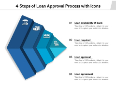 4 Steps Of Loan Approval Process With Icons Ppt PowerPoint Presentation File Graphics Download PDF 4 Steps Of Loan Approval Process With Icons Ppt PowerPoint Presentation File Graphics Download PDF