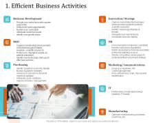 5 Pillars Business Long Term Plan 1 Efficient Business Activities Summary PDF 5 Pillars Business Long Term Plan 1 Efficient Business Activities Summary PDF
